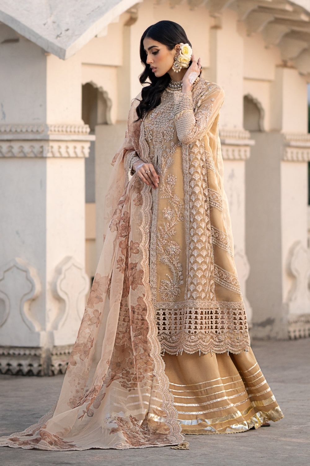 Khusbo 3PC Unstitched | Embroidered Luxury Formal Dress