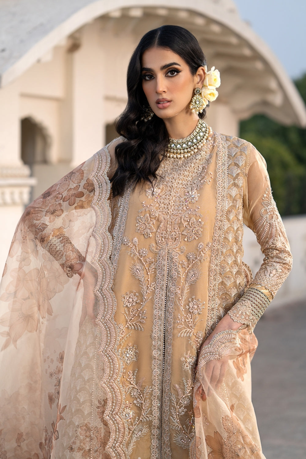 Khusbo 3PC Unstitched | Embroidered Luxury Formal Dress