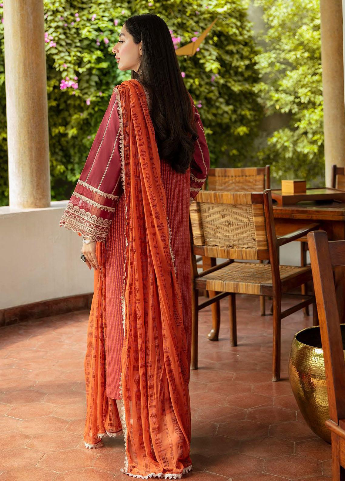 NW-07 | 3 Piece Embroidered Unstitched Suits from Qalamkar Qline Linen Collection