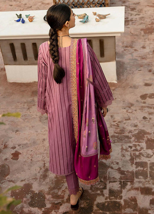 NW-14 | 3 Piece Embroidered Unstitched Suits from Qalamkar Qline Linen Collection