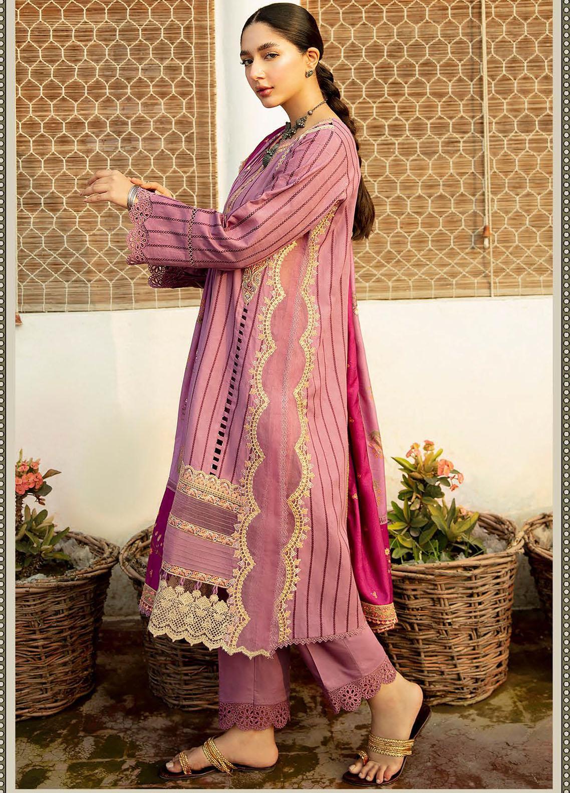 NW-14 | 3 Piece Embroidered Unstitched Suits from Qalamkar Qline Linen Collection
