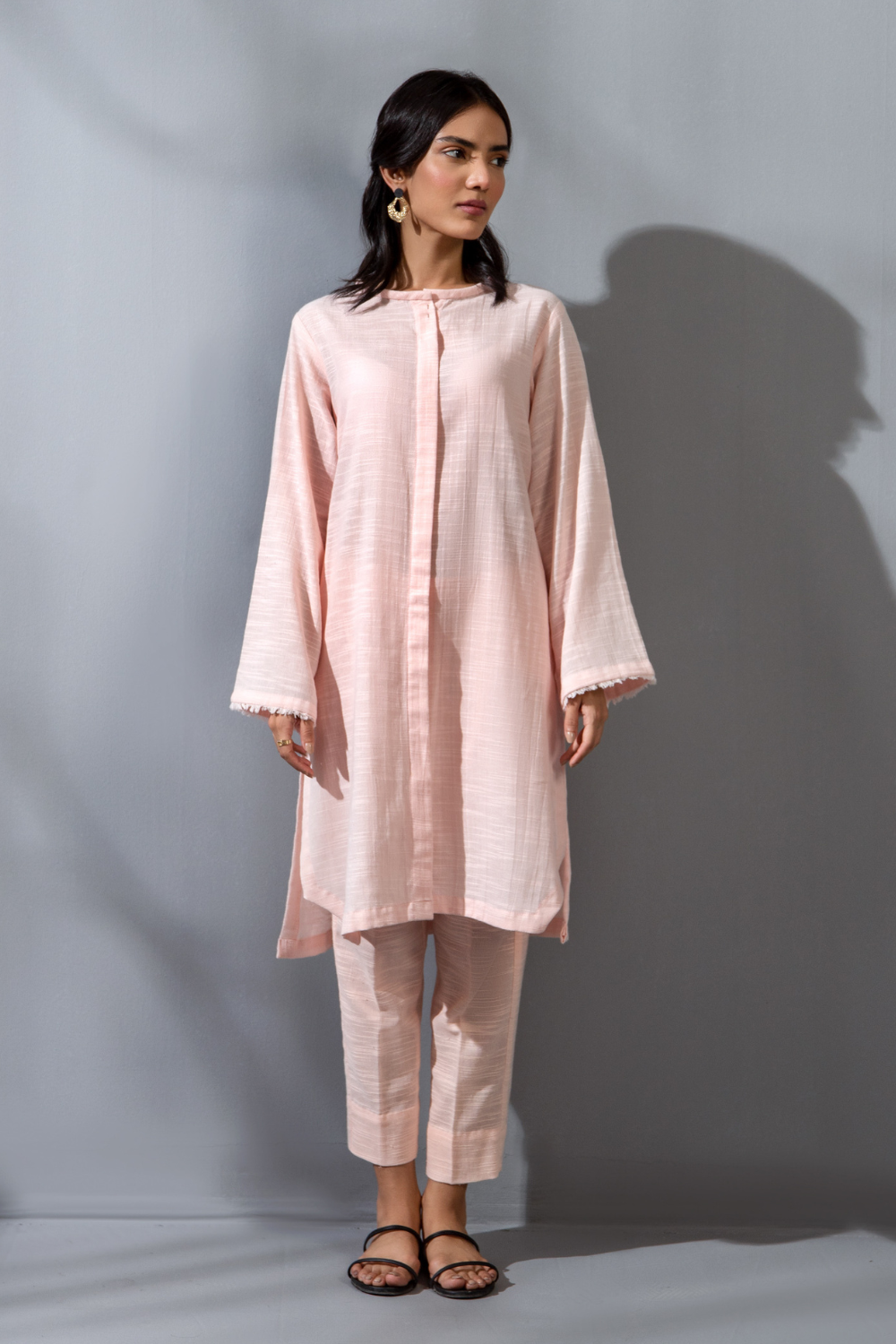 2  PC Stitched | Dyed Cambric Cotton Shirt +Trouser